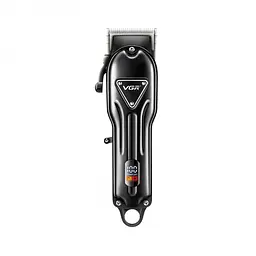 Акумуляторна машинка для стрижки (clipper) VGR V-051, 4 насадки, 2500 mAh, LED-дисплей