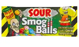 Кислі цукерки Toxic Waste Smog Balls 48г