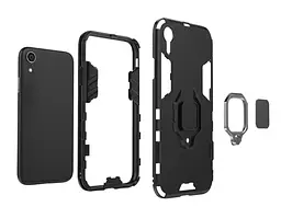 Чохол бампер Primolux Ring Armor для Apple iPhone Xr Black - мініатюра 5