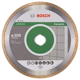 Диск алмазний Professional Standard for Ceramic 200х25.4мм Bosch hoz0013948