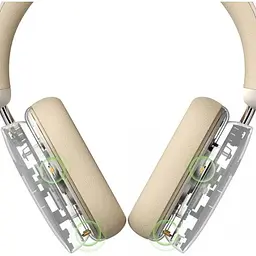 Бездротові навушники Baseus Bowie H1 Noise-Cancellation Wireless Headphones NGTW230202 Creamy-White - мініатюра 5