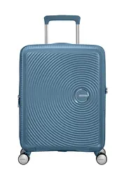 American Tourister Валіза American Tourister, Soundbox, поліпропілен, мала, 55см, 35.5/41л, TSA, 4 колеса, EXP, сіро-синій - мініатюра 2