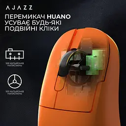 Миша Ajazz AJ179 APEX Orange 8K Charging Dock (AJM179-A-O) - мініатюра 14