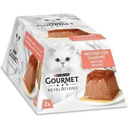 Паштет для котів Purina Gourmet Revelations мус з лососем 2х57 г (7613287071217)