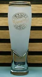 Пивний келих крафтовий 440 мл ФК Bayern München Бавария з гравіюванням подарунок для фаната футбольна кружка матовий