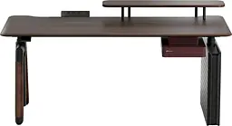 Геймерський стіл Sihoo D07 1.6m Walnut/Black (D07B-101/D07J-101-AB) - мініатюра 2