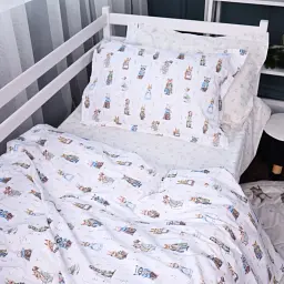 Наволочка MirSon Poplin Line Kids 03 Animals 60х60 см бежева (2200009712999) - мініатюра 4