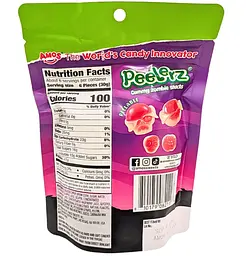 Жувальні цукерки Amos Halloween Peelerz Zombie Snacks 170г - мініатюра 5
