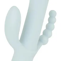 Вібратор Good Vibes Only Sage Triple Stimulation Vibe Soft Silicone Blue (SX3074) [152365] - мініатюра 4