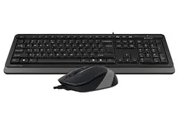 Комплект Fstyler Sleek Multimedia Comfort F1010, Black/Grey, клавіатура+миша A4Tech teh0020657 - мініатюра 2