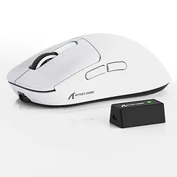 Ігрова бездротова миша ATTACK SHARK X3PRO / 8K / 59 г / Сенсор PAW3395 / Три режими підключення / White - мініатюра 2