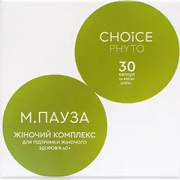 Жіночий комплекс 40+ М.Пауза CHOICE PHYTO 30 капсул