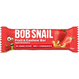 Фруктово-ягідно-горіховий батончик Bob Snail Яблуко-Полуниця-Кеш’ю-Кріспи Кіноа 35 г