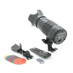 Освітлювач студійний LED YM-800, 3200K-6500K, кольорові фільтри 5 шт. 60ММ, Black, Box - мініатюра 3
