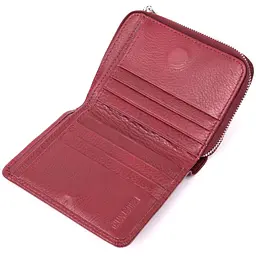 Жіночий гаманець середнього розміру з натуральної шкіри ST Leather 22551 бордовий - мініатюра 5