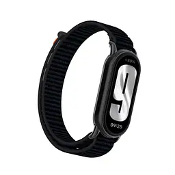 Ремінець Amazfeel для фітнес-браслета Mi Band 8 та 9 нейлоновий чорний - мініатюра 2