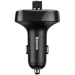 FM трансмітер Bluetooth модулятор Baseus S-09 2USB CCALL-TM01 чорний - мініатюра 4