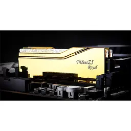 Модуль пам'яті DDR5 G.Skill Trident Z5 Royal 2x16GB 6400MHz Gold (F5-6400J3039G16GX2-TR5G) [148642] - мініатюра 4