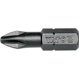 Насадка викруткова Yato Philips PH2x25 мм HEX 1/4 AISI S2 50 шт. (YT-7808)