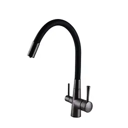 Змішувач для кухні під осмос Globus Lux LAZER GLLR-0903-11-GRAPHITE - мініатюра 3