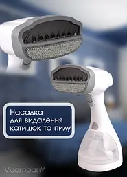Відпарювач для одягу Grunhelm 1500 Вт White - мініатюра 9
