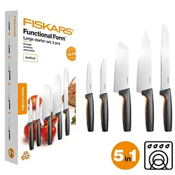 Набір кухонних ножів Fiskars Functional Form ™ 5 шт 1057558 - мініатюра 2