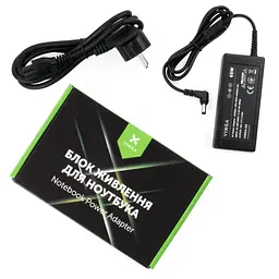 Блок живлення до ноутбуку Vinga ASUS 65W 19V 3,42A 5.5*2.5 (VPA-1934-AS5525-101) - мініатюра 1