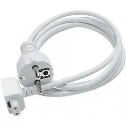 Кабель живлення від мережі 220 вольтів для Apple MacBook ExtraDigital KBP1796 1.8 м білий