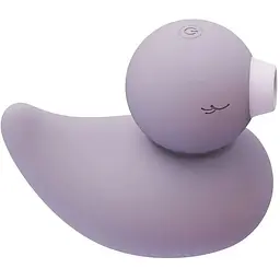 Вакуумний вібратор-качечка CuteVibe Ducky Grey - мініатюра 3