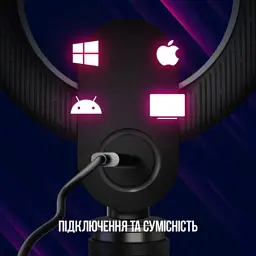 Веб-камера Lorgar Circulus 910 Streaming 5MP 1944 Auto Focus Stereo (LRG-SC910) - мініатюра 11