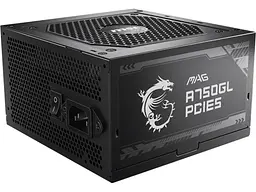 Блок живлення MSI MAG A750GL PCIE5 - мініатюра 2