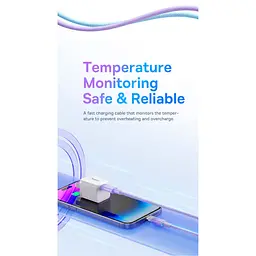 Кабель Baseus Explorer Series Fast Charging Cable with Smart Temperature Control Cable Type-C to Lightning 20W 1m CATS010204 Pink - мініатюра 9