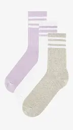 Набір шкарпеток для дівчинки 3 шт. Premier Socks 51 Смужки 16-18 Різнокольоровий (4820203375165)