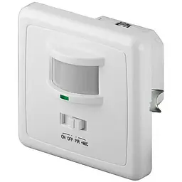 Перехідник живлення Goobay IEC(FreeEnd) Switch Infrared Motion+Sound білий(75.09.5171)