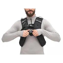 Жилет-обтяжувач для тренувань Cornix Weight Vest 10 кг XR-0345 Black - мініатюра 2