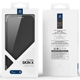 Чохол-книжка Dux Ducis Skin X Pro with MagSafe для Apple iPhone 17 Air (6.5) Black - мініатюра 4