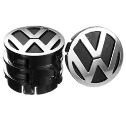 Ковпачки заглушки на литі диски Volkswagen 60/55 мм Чорні 4 шт
