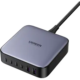 Зарядний пристрій Ugreen 6xUSB 200 Вт (4xUSB-C + 2xUSB-A) GaN CD271 (40914) - мініатюра 9