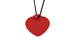 Мінівібратор "Сердечко" FairyGasm PleasureStone red, 9 режимів, на шнурку - мініатюра 4