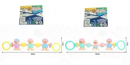Розвивальний ланцюжок-брязкальце Baby Animal Rattle для коляски або ліжечка (Y-27A/28A) в асортименті