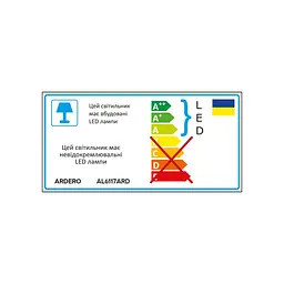 Світлодіодний світильник Ardero AL6117ARD MONICA 75Вт золото - мініатюра 2