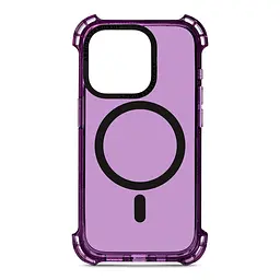 Чехол-накладка для Apple iPhone 15 Pro, Bounce, фиолетовый, матовый, противоударный защитный чехол из TPU с магнитом для беспроводной зарядки, защита всего корпуса, бортик вокруг дисплея, амортизирующие вставки, ArmorStandart (ARM74922)