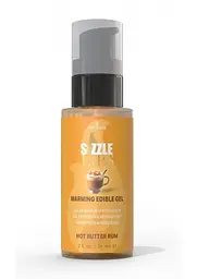 Зігріваючий масажний гель Sensuva - Sizzle Lips Butter Rum (59 мл) Sensuva SO9826 97608
