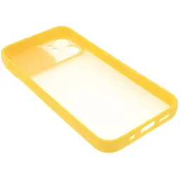 Чохол UFT для iPhone 12 Pro силіконовий зі шторкою, що захищає камеру Yellow - мініатюра 3