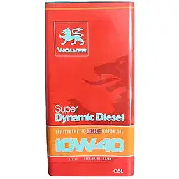 Автомобільна моторна олива WOLVER Super Dynamic Diesel 10W-40 5л