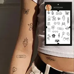 Тату тимчасове в наборі WOW Tattooshka LB-126 Різнокольоровий shop (5805800013237) - мініатюра 4