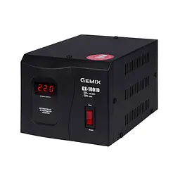 Стабілізатор напруги Gemix GMX-1001D 700 Вт релейний стрілочний - мініатюра 2