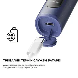 Електрична зубна щітка Oclean X Lite Blue - мініатюра 5