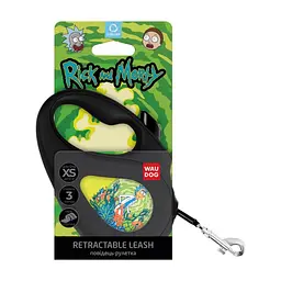 Повідець для собак WAUDOG R-leash "Рік та Морті 2" L до 50 кг 5 м чорний (8126-0281-01) - мініатюра 3