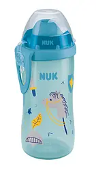 Поїльник Nuk First Choice Flexi Cup, c силіконовою трубочкою, 300 мл, блакитний (3954044)